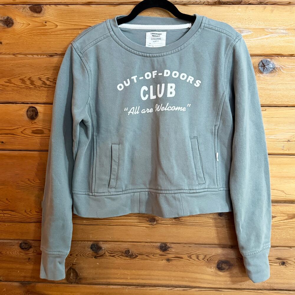 Landmark Project Out-of-Doors Club Cropped Hoody Medium
